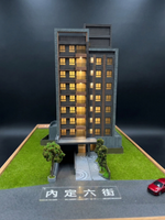 桃園內壢透天住宅 建築模型