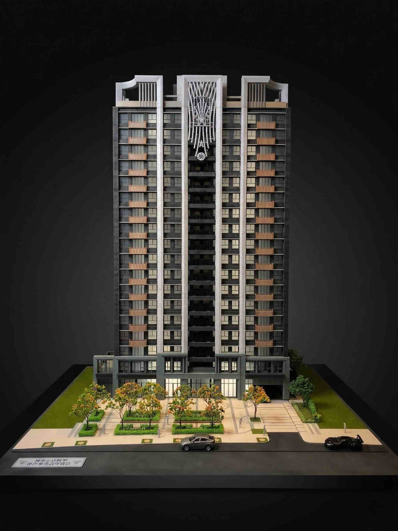 中壢宜雄湛 大樓建案模型