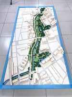 台北礦港溪 基地沙盤模型