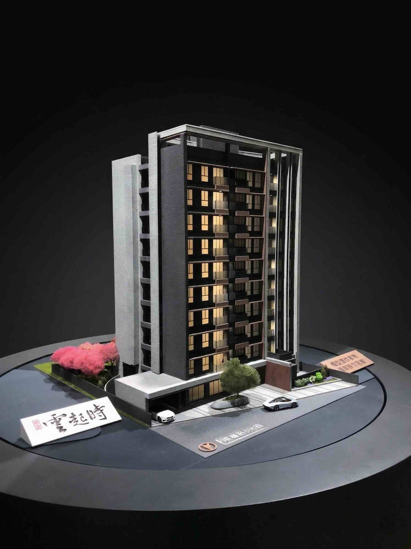 中壢滙盈建設 大樓建案模型