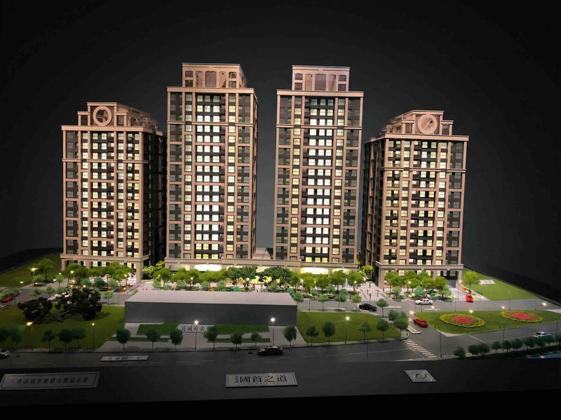 元首一期 大樓建案模型